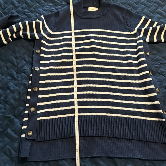 Tuckernuck Navy Striped Cotton Sweater - Picture 6 of 6